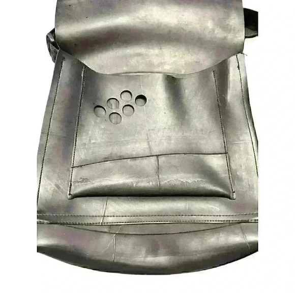 Unique Vtg Footnote By Us Rubber Shoulder Bag Recycled Rubber Made In Portugal - Picture 5 of 13